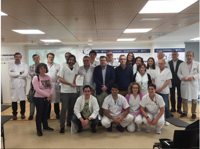 Una nueva Unidad gallega recibe el certificado de calidad del proyecto CUE (Certificación de Unidades de Atención Integral de Enfermedad Inflamatoria Intestinal)